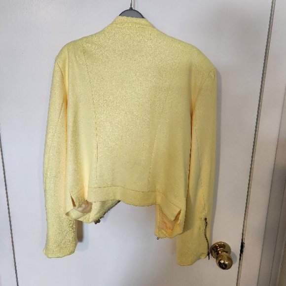 WOW! GORGEOUS LEMONY YELLOW SHORTY JACKET - Picture 2 of 12
